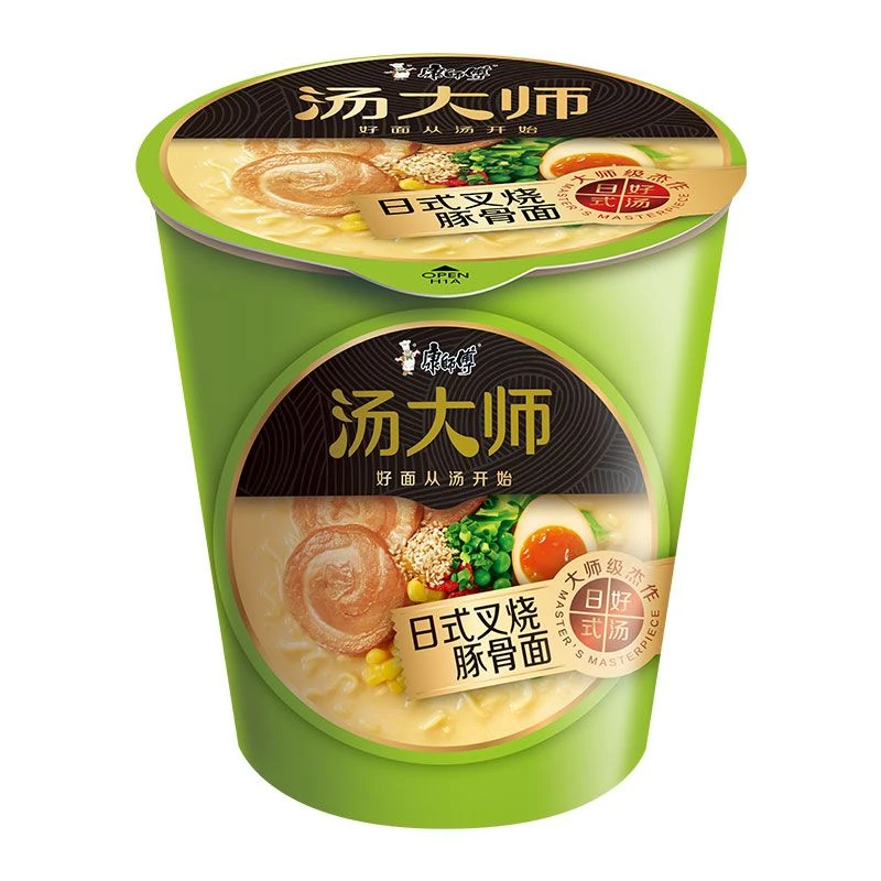康师傅 汤大师日式豚骨杯面 81g/杯