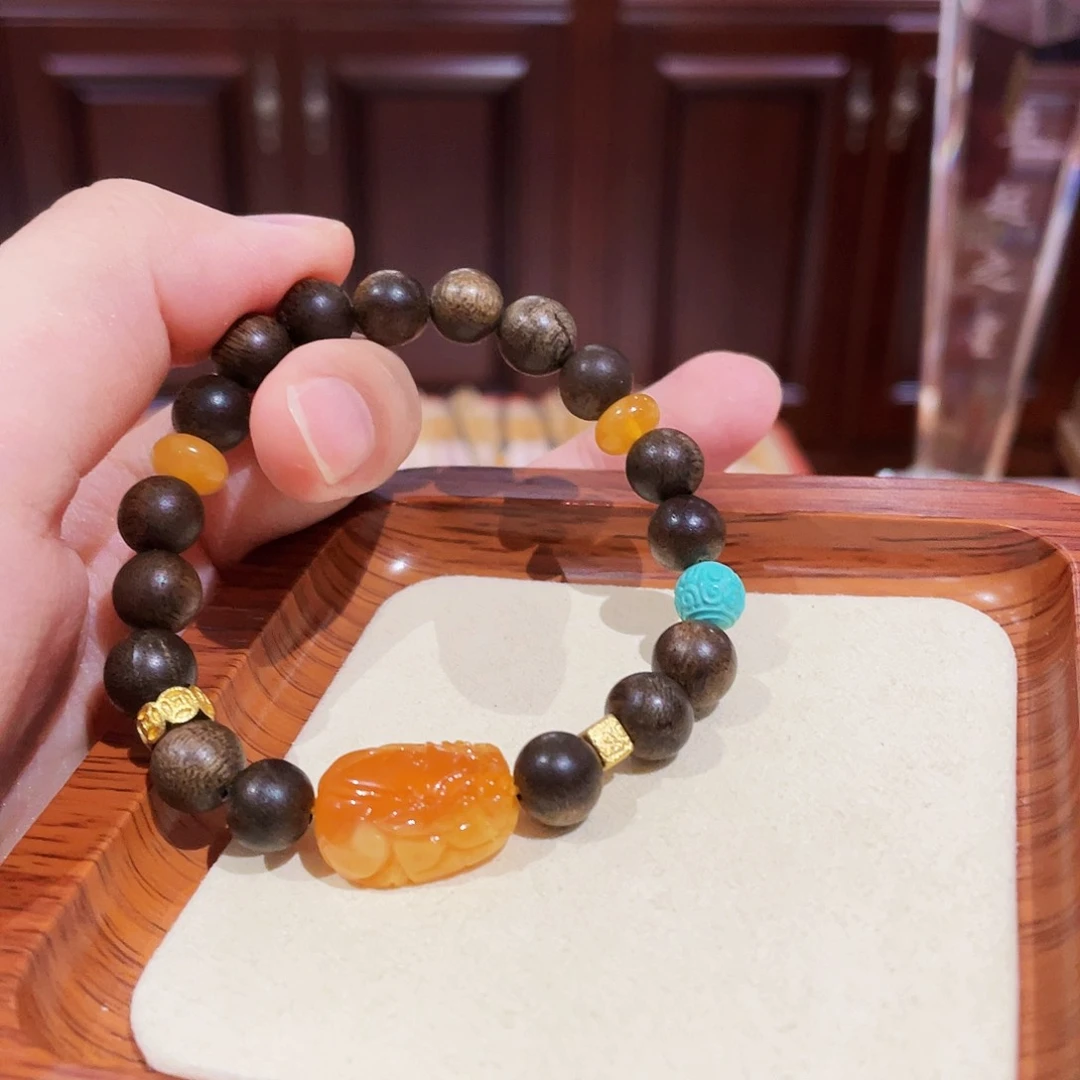 蜜蜡手链未镶嵌手串