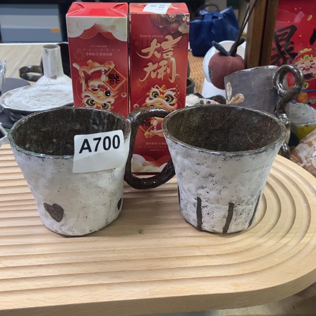 陶瓷手捏咖啡杯/700