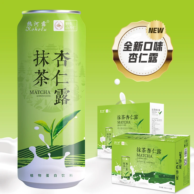 抹茶杏仁露 240mlx12瓶 一箱装