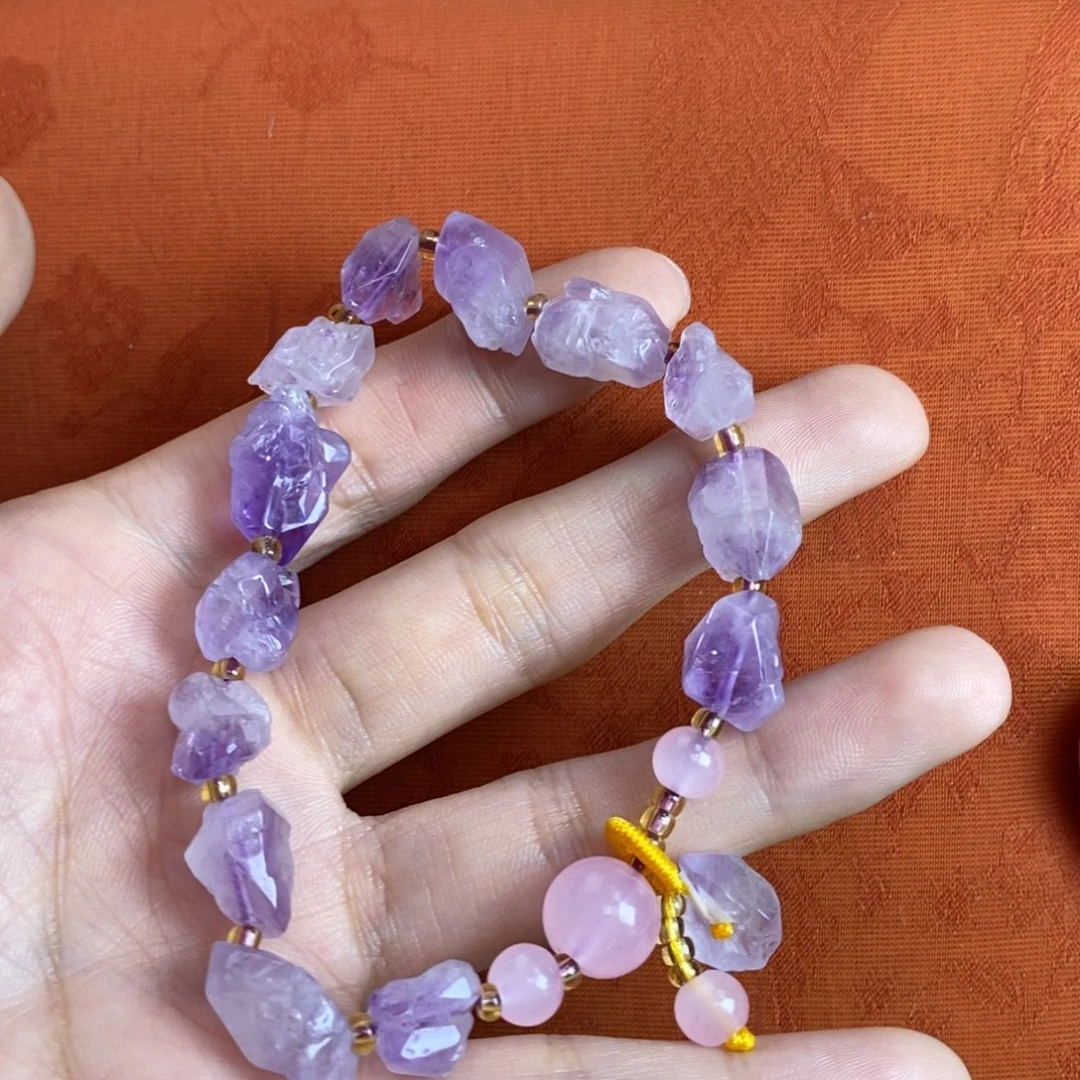 紫晶未镶嵌珠宝半成品