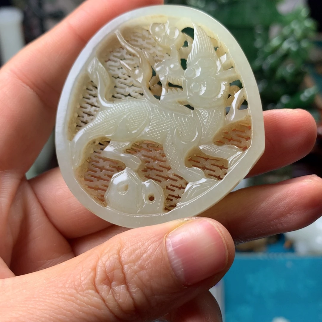 清***寒和田玉未镶嵌颈饰