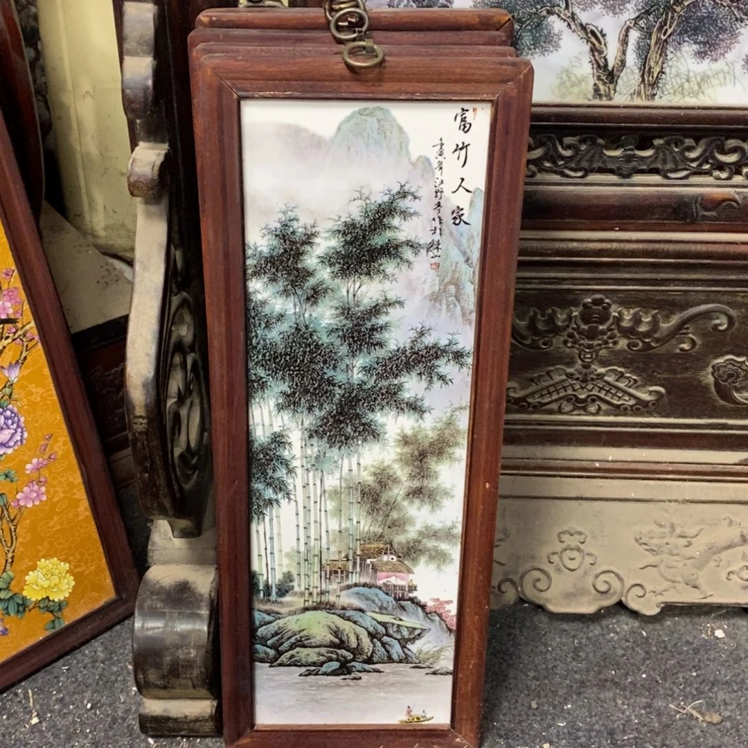瓷片景德镇瓷板画柴窑烧制