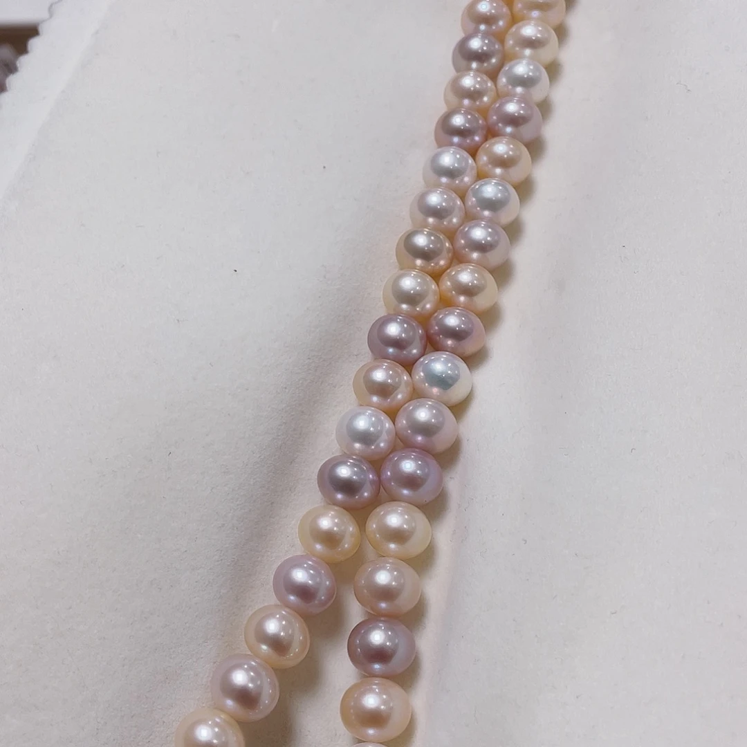 颈饰淡水珍珠银S925镶嵌