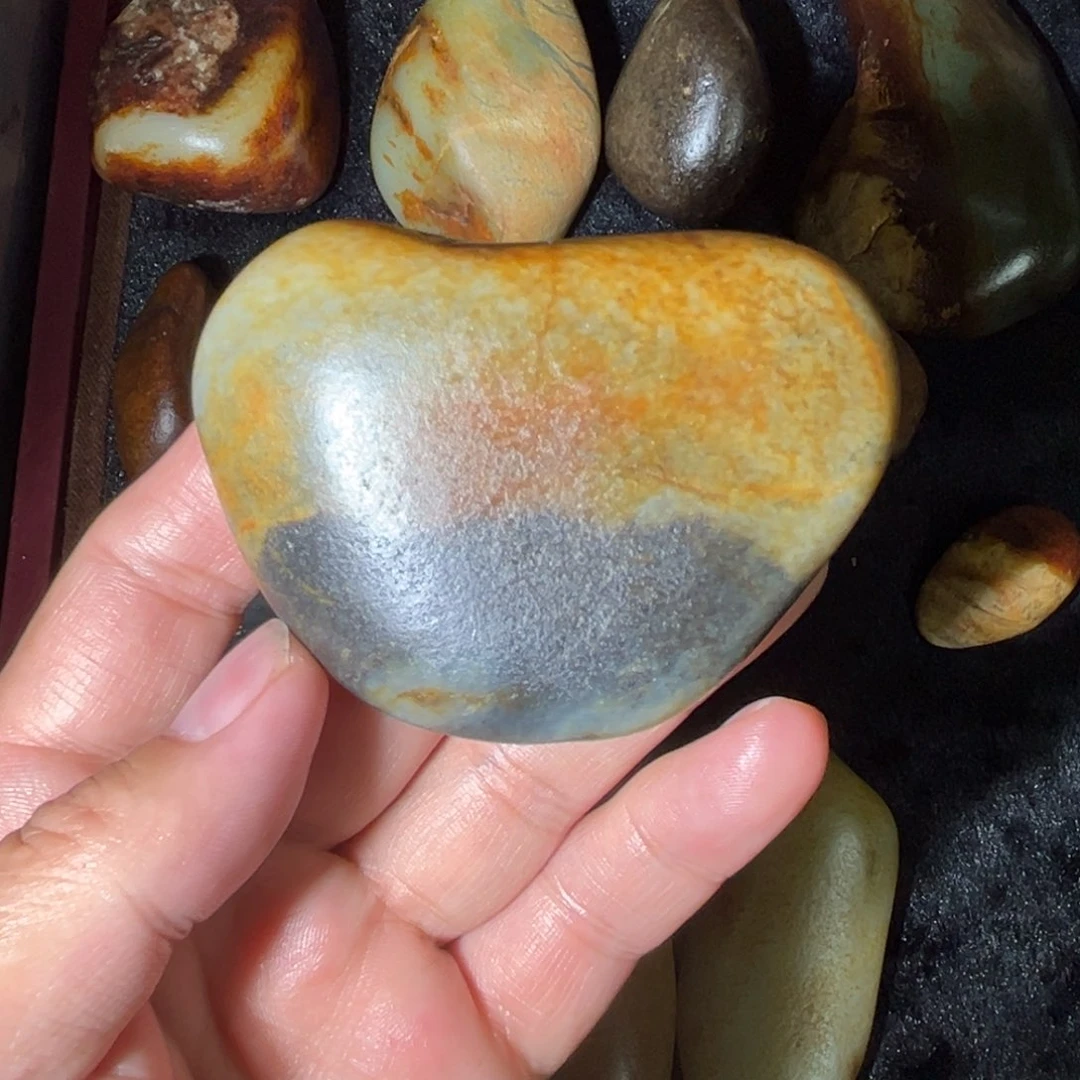 和田玉未镶嵌挂件153.5