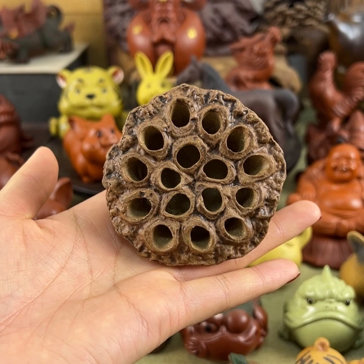 茶宠紫砂紫砂莲蓬