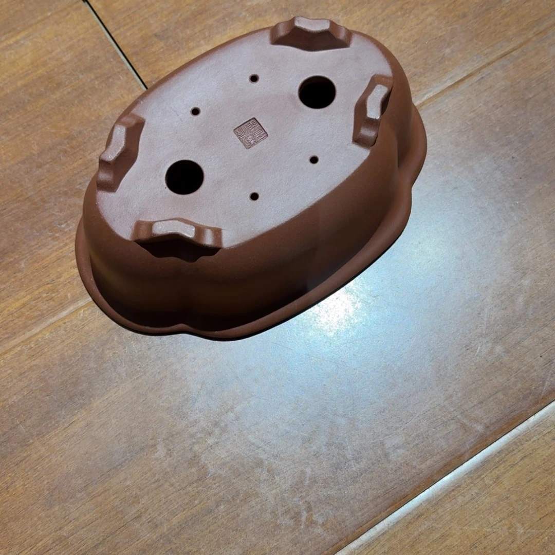 紫砂花盆原矿紫泥