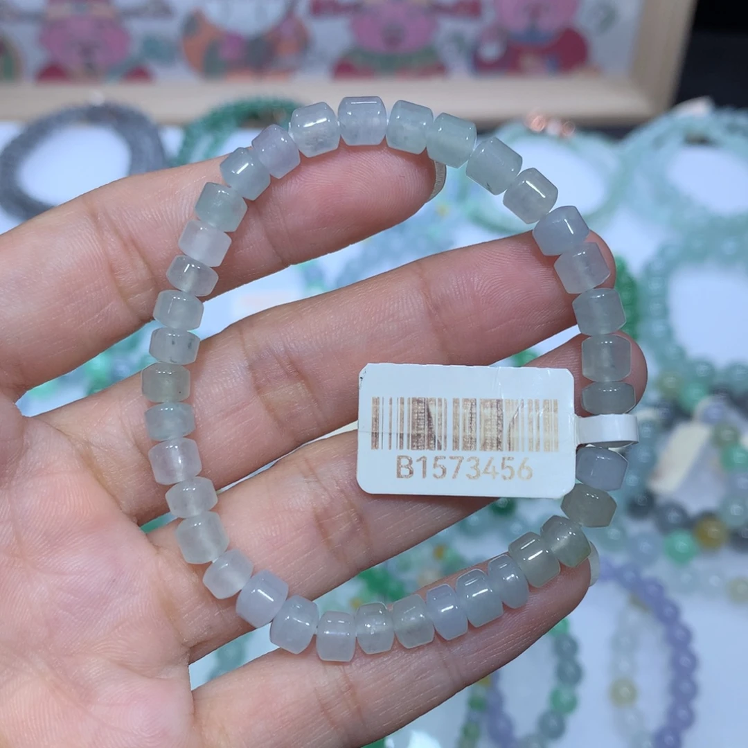 翡翠未镶嵌手链天然