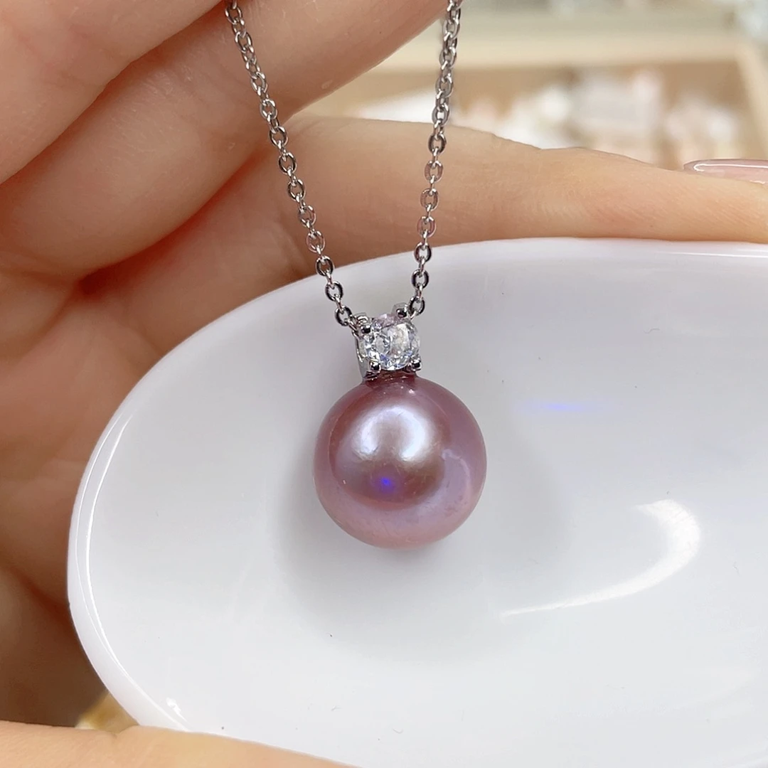 淡水珍珠未镶嵌吊坠(赠链)