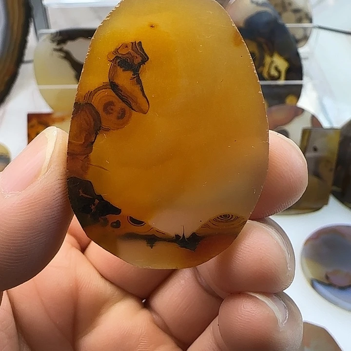 玛瑙/玉髓未镶嵌颈饰