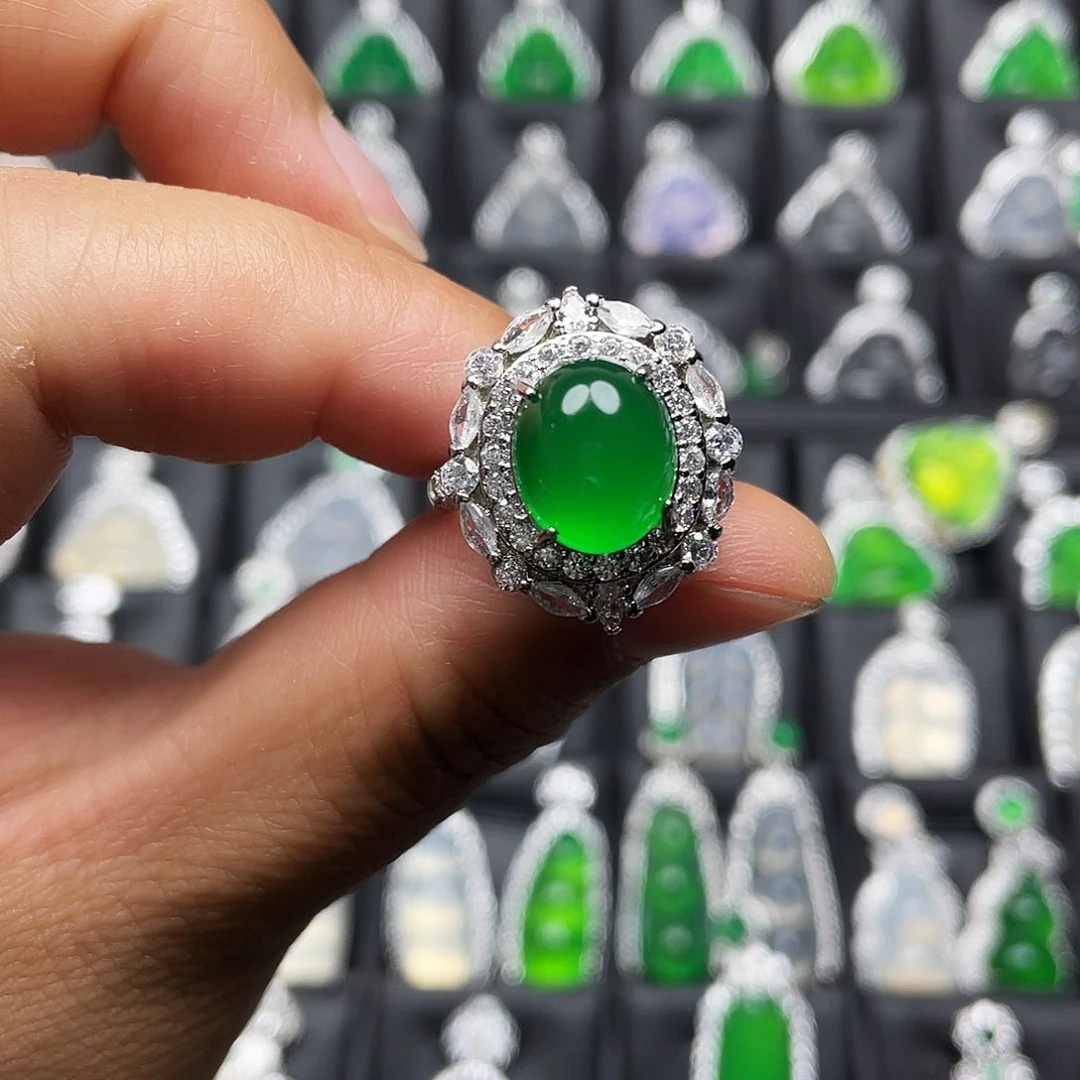 玛瑙/玉髓戒指合金