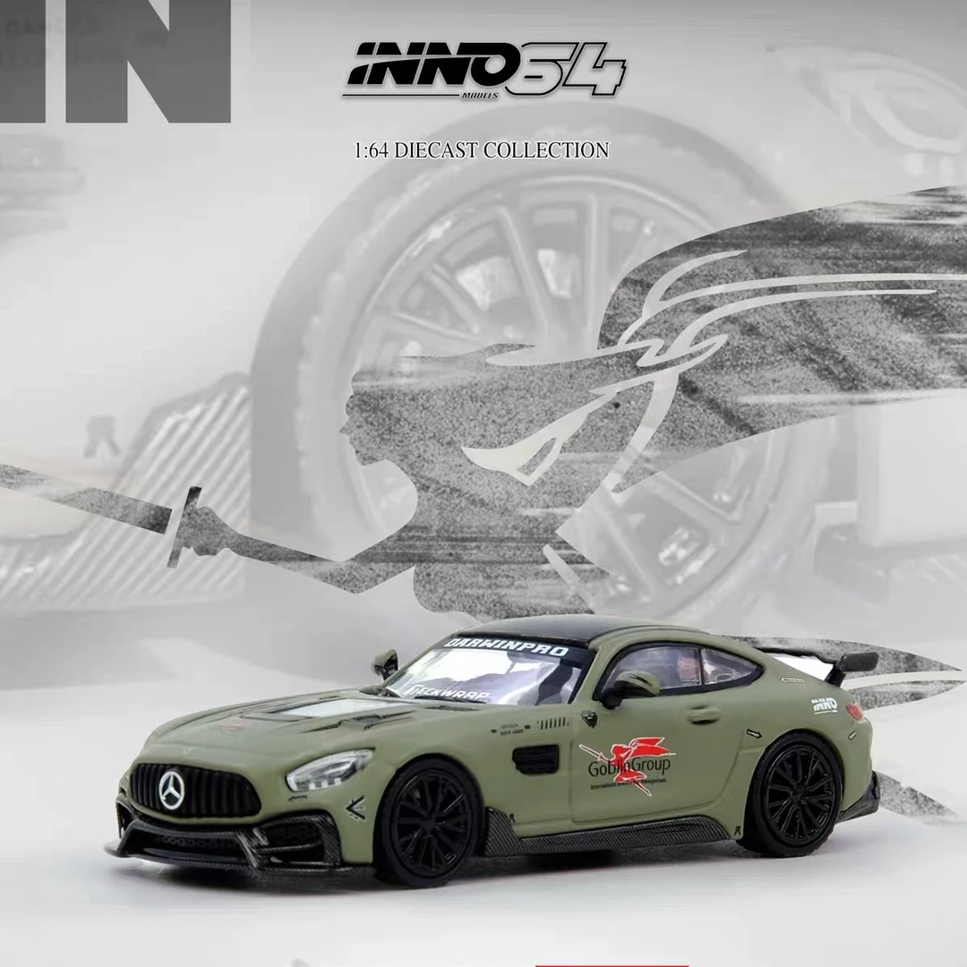 INNO 1:64 达尔文 DARWIN PRO 奔驰 AMG GT 合金汽车模型