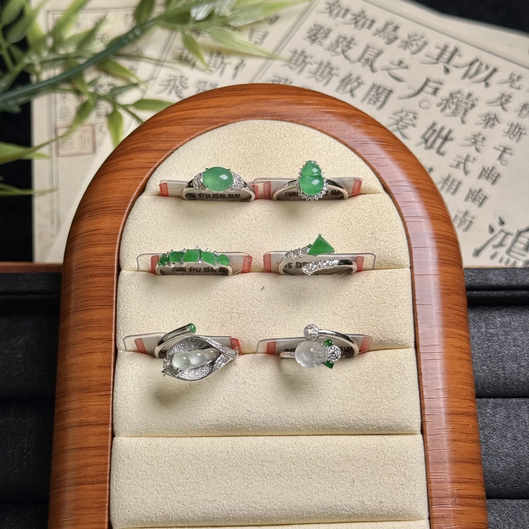 思懿珠宝 18k翡翠戒指-4800-1-BLM-多样性发一