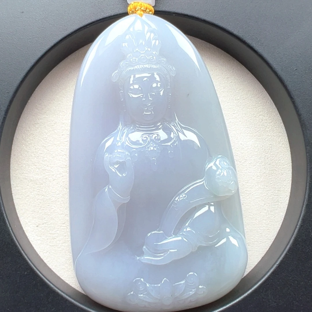 颈饰未镶嵌翡翠观音