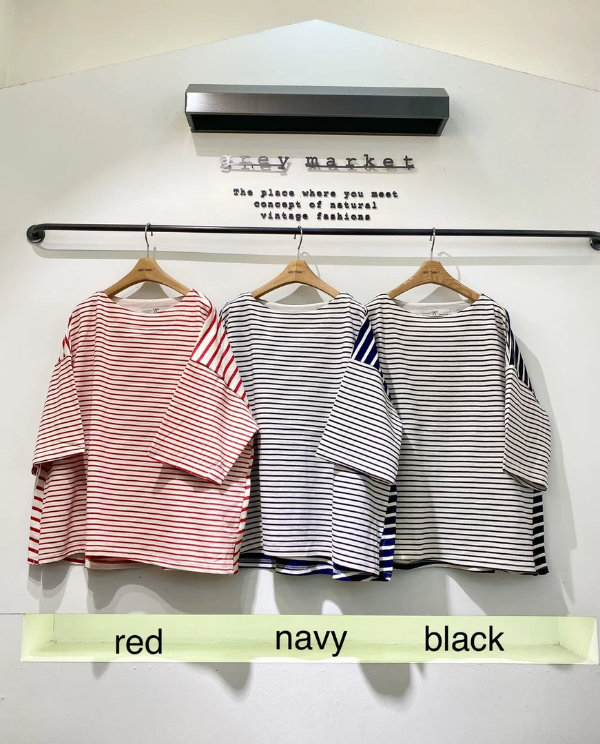 蝴蝶结正反条纹t恤【no退no换】胸围134衣长65