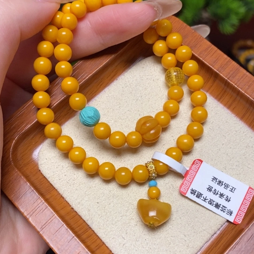 【闪购商品】未镶嵌蜜蜡手链手串