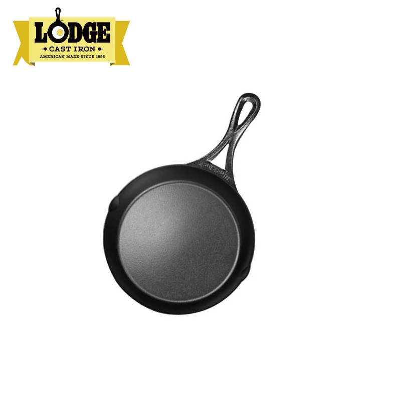 【lodge】18cm口径铸铁锅物理不沾受热均匀导热快一体成型BL63SK