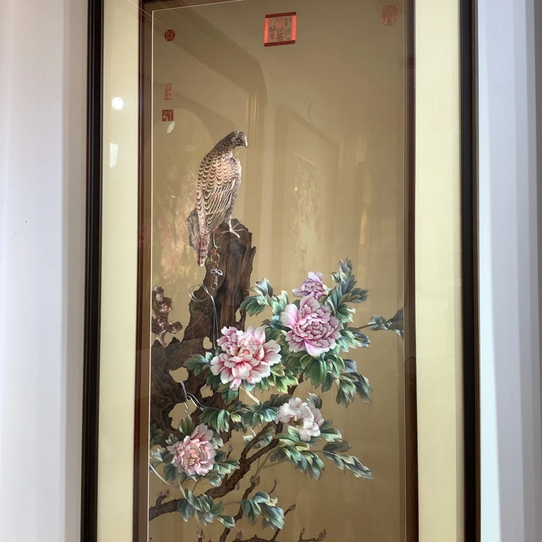 L***~刺绣纯手工苏绣鹰