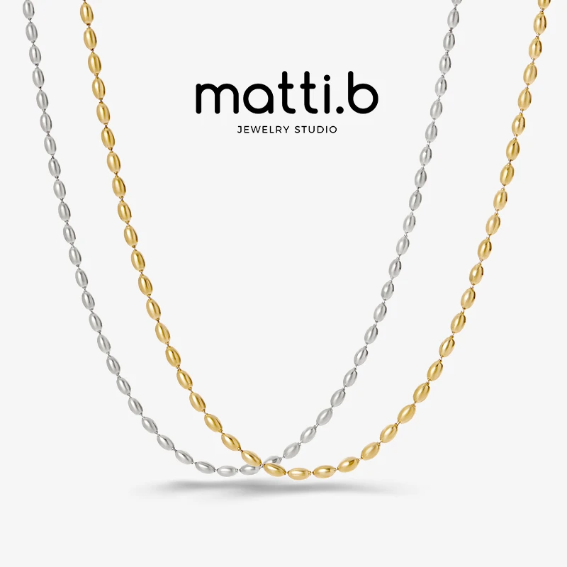 钛钢项链 欧美小众个性气质简约小米粒颈链女锁骨链叠戴百搭 1443