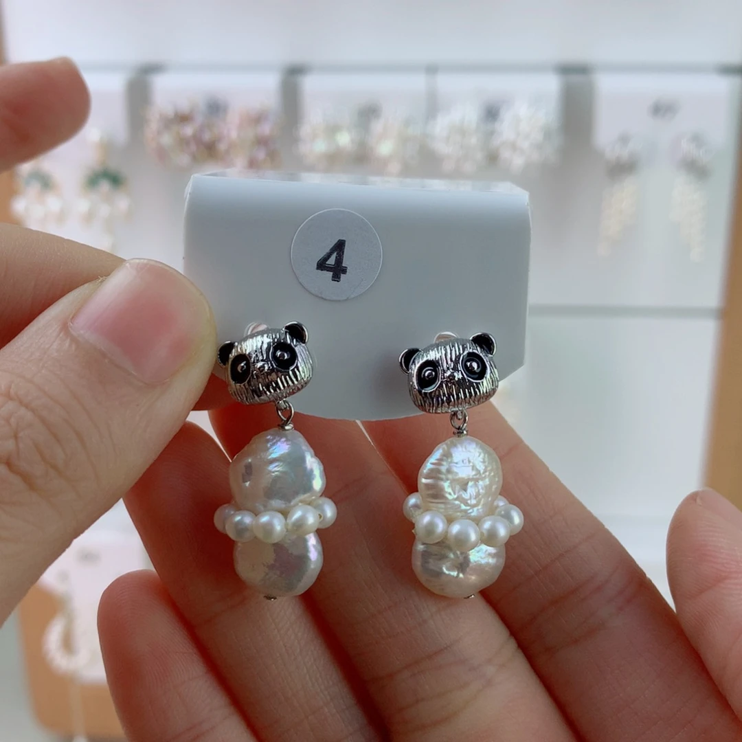 未镶嵌耳饰淡水珍珠