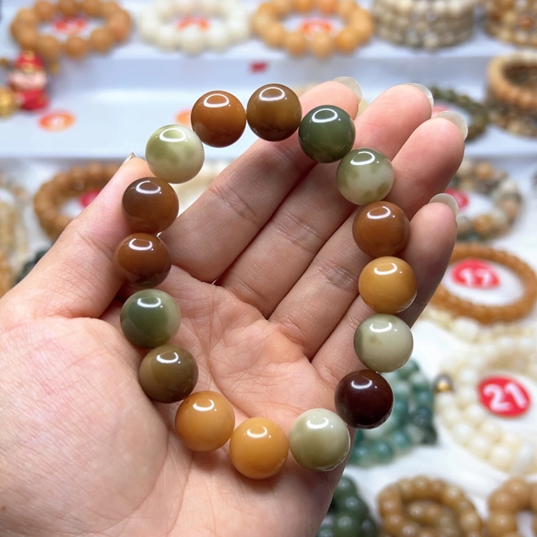 L*** 菩提根/象牙果手串冰飘花