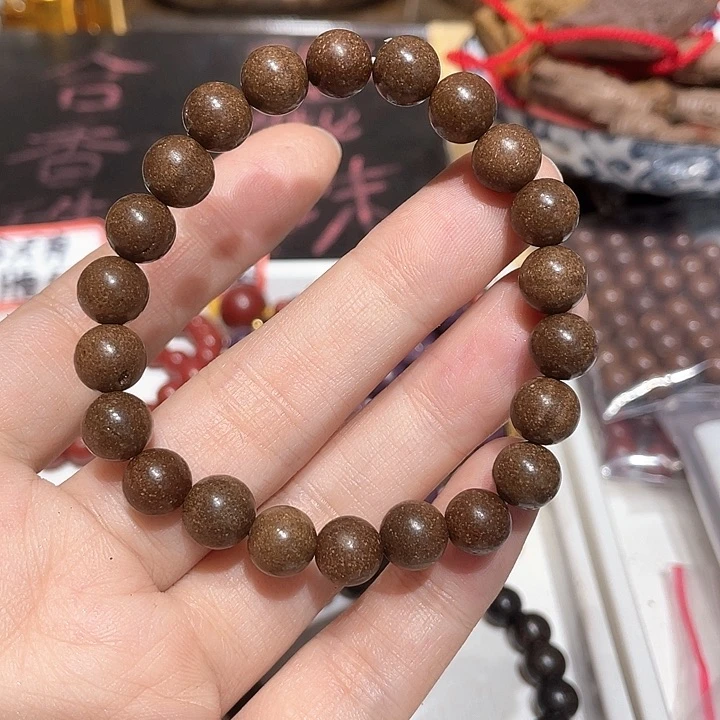 泥塑合香珠人参0.8单圈