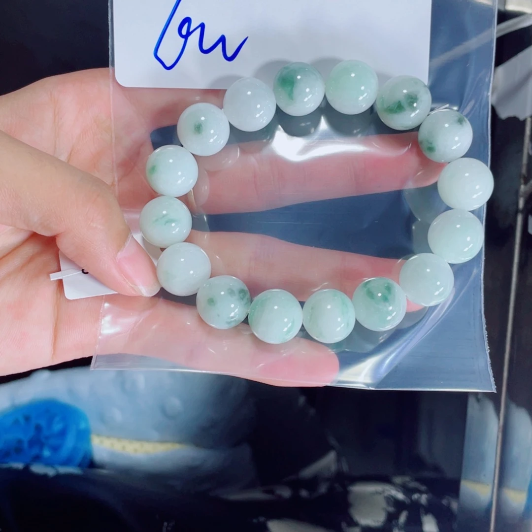 定制翡翠未镶嵌深*随珠串