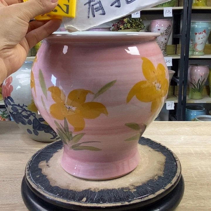景德镇高温陶瓷花盆