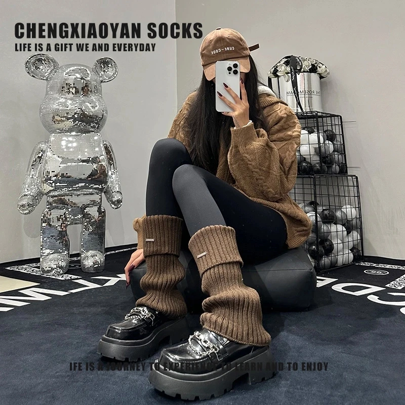 堆堆袜套辣妹小腿袜子网红款爆款2024新款秋季设计感秋冬季jk袜ZX