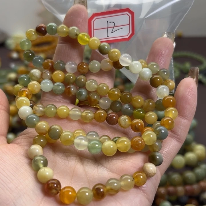 蛇纹石玉未镶嵌手链