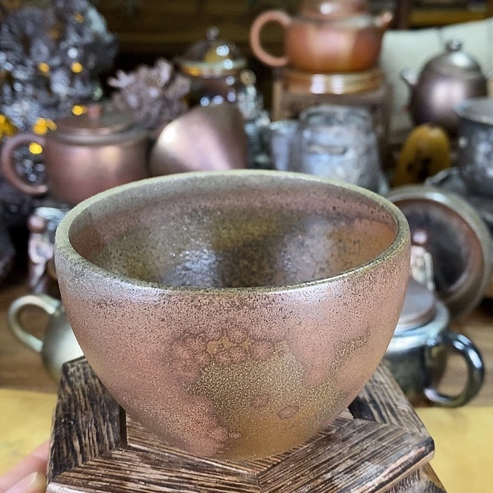 建水紫陶柴烧茶器，0016