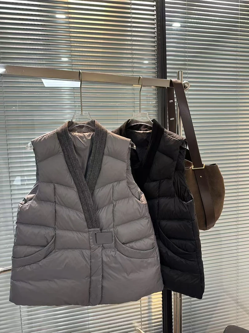 【AXIN定制】高品洋气羽绒马甲  2501