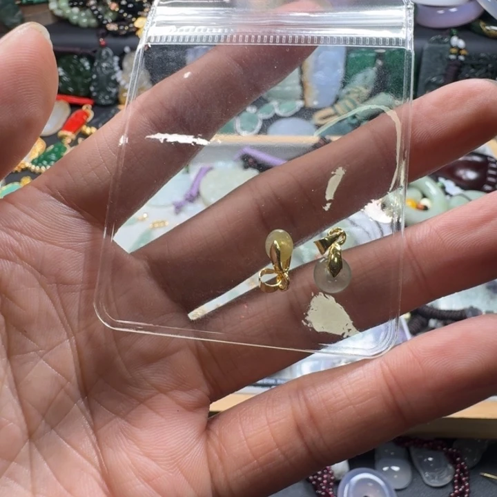 单***狗吊坠(赠链)未镶嵌翡翠天然缅甸a货翡翠锁骨链吊坠