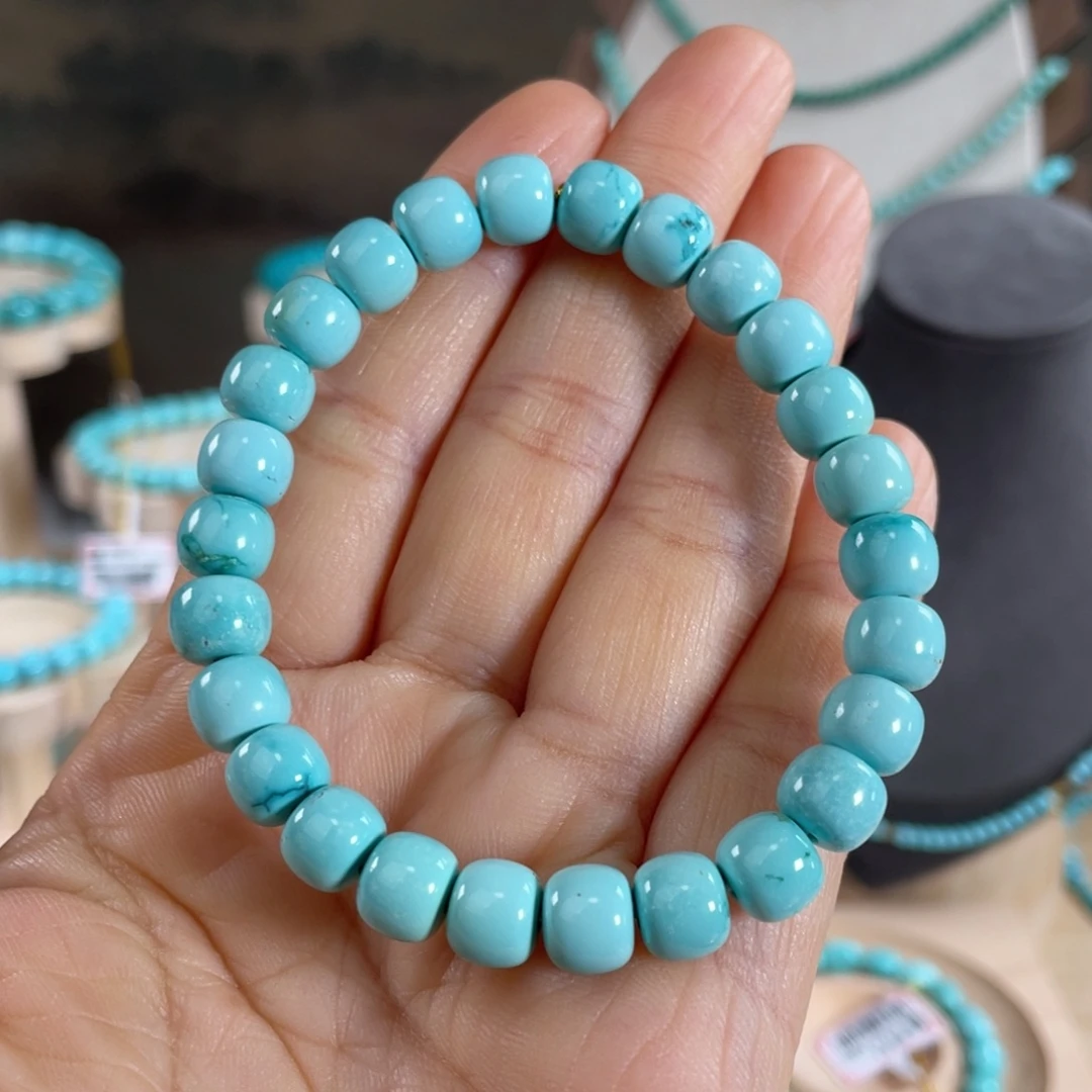 绿松石未镶嵌套链8加