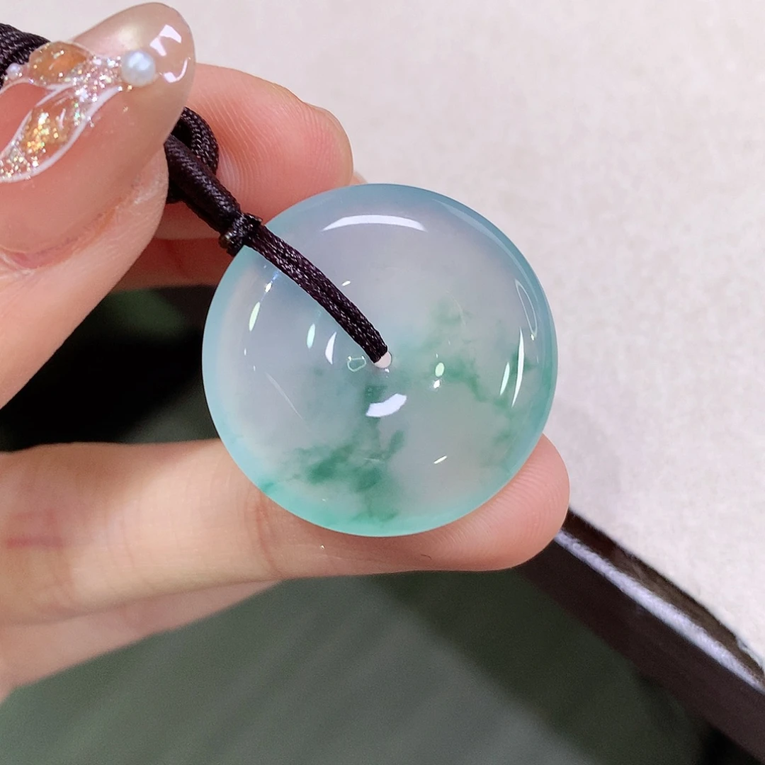 翡翠未镶嵌颈饰25.8-5.5