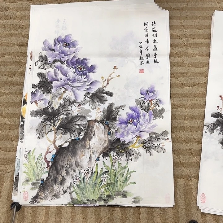 国画花鸟的翅膀和翅膀是
