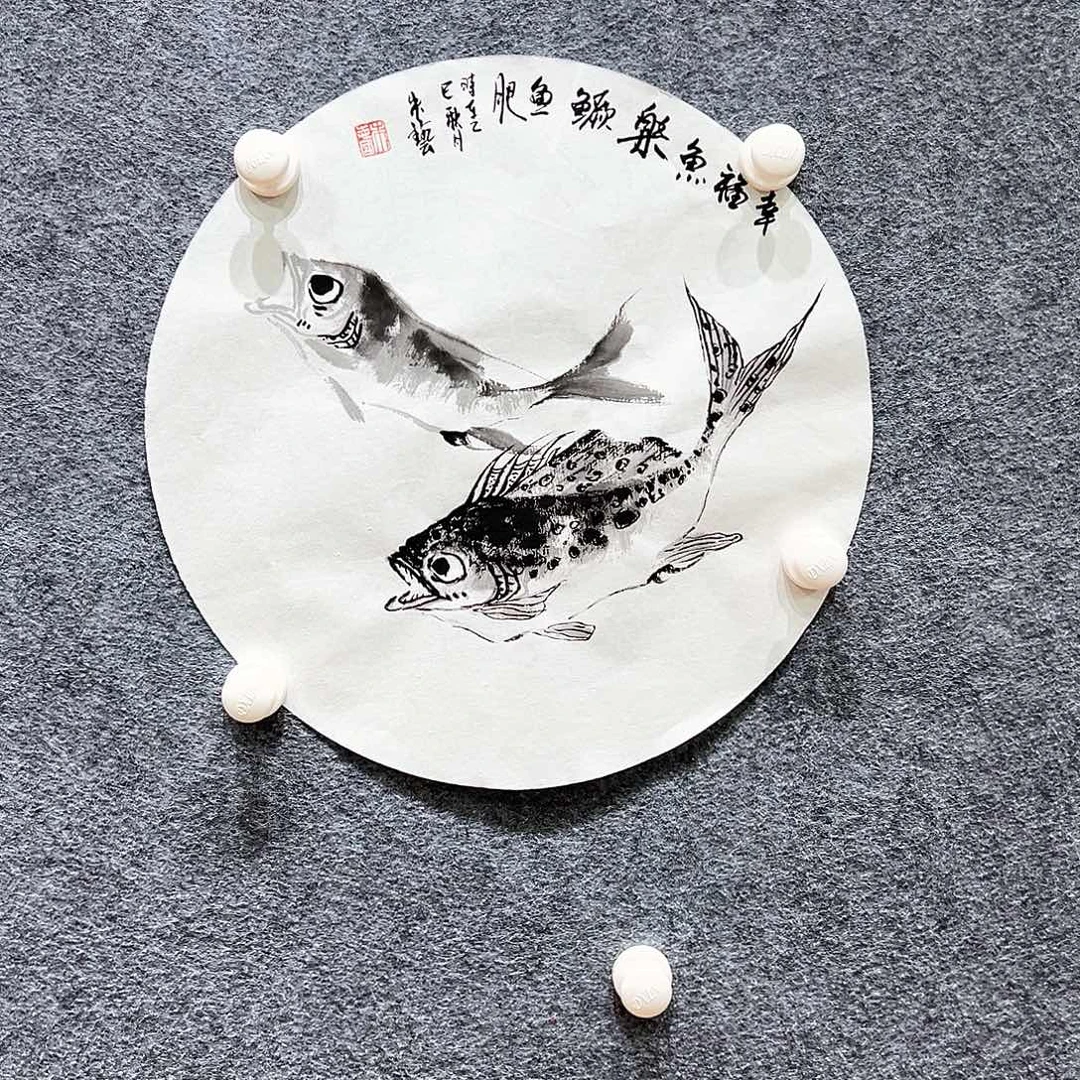 国画纯手绘系列画心