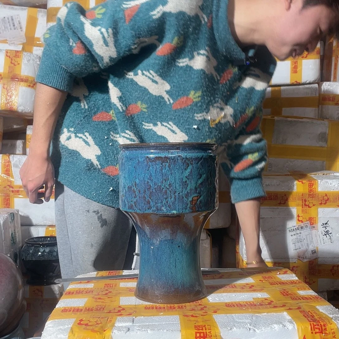 红陶宜兴紫砂花盆