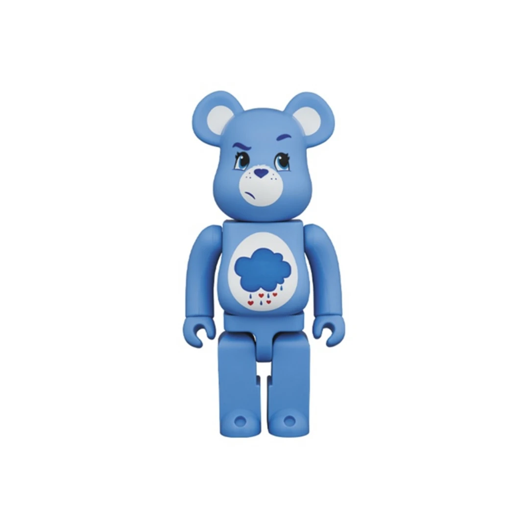 Bearbrick 积木熊 蓝色天气熊 carebear 1000%