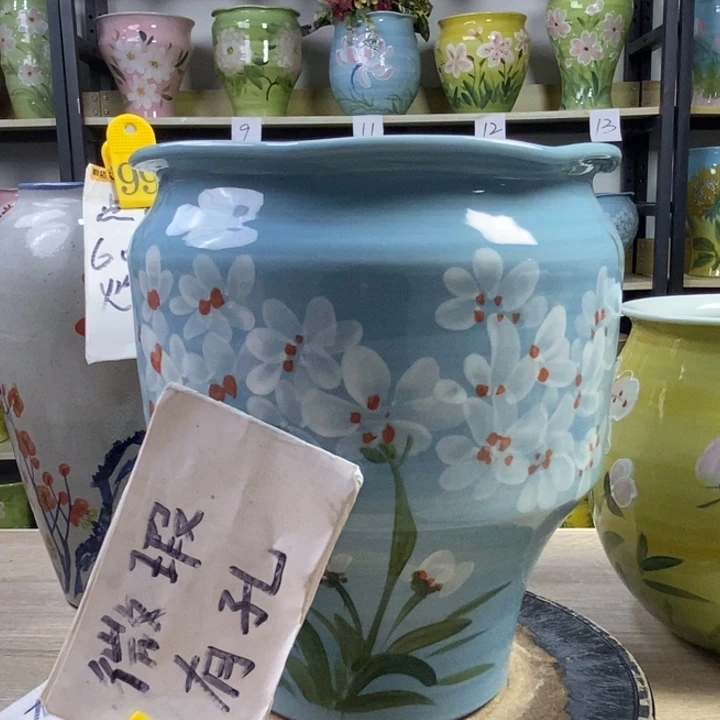 景德镇高温陶瓷花盆
