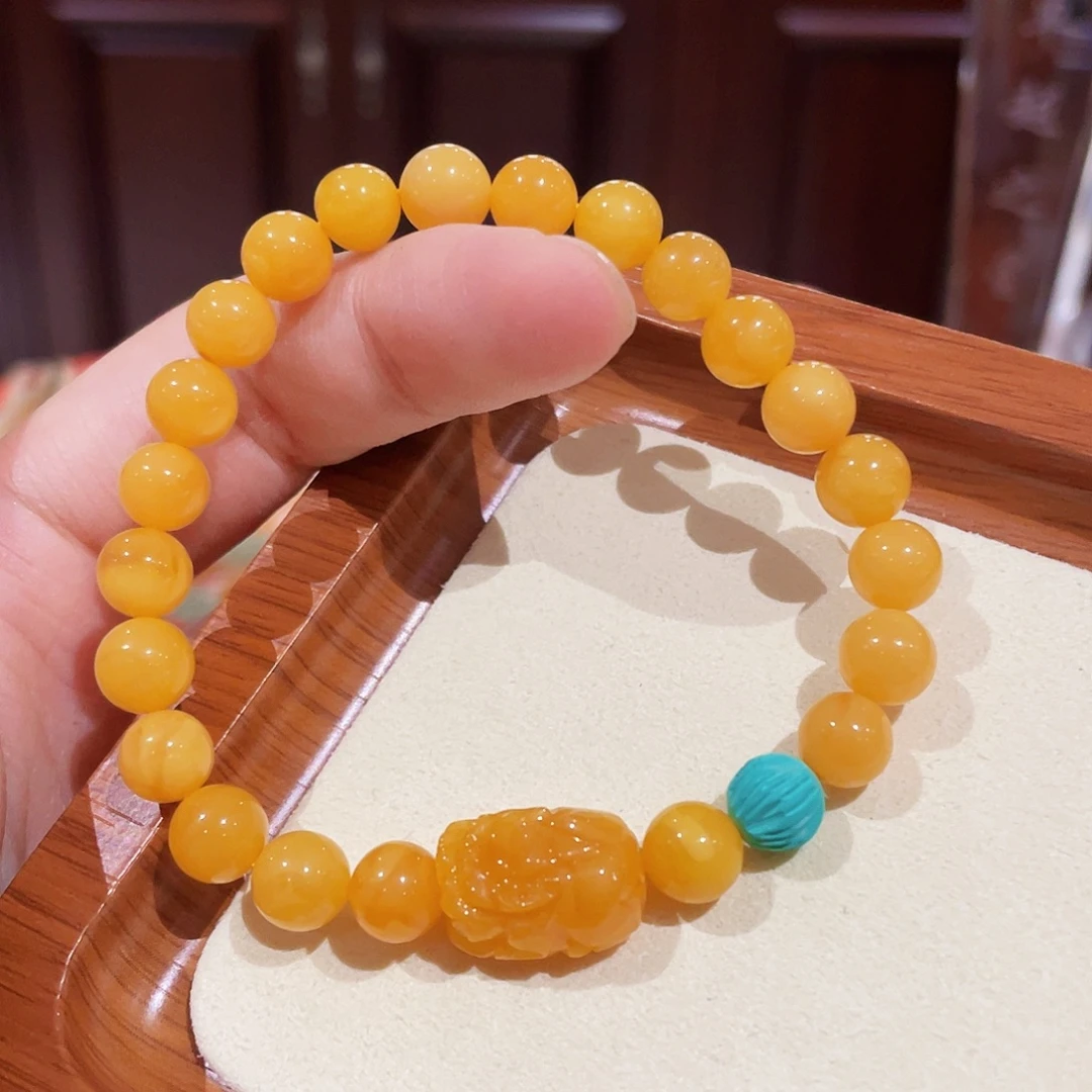 蜜蜡未镶嵌手链手串