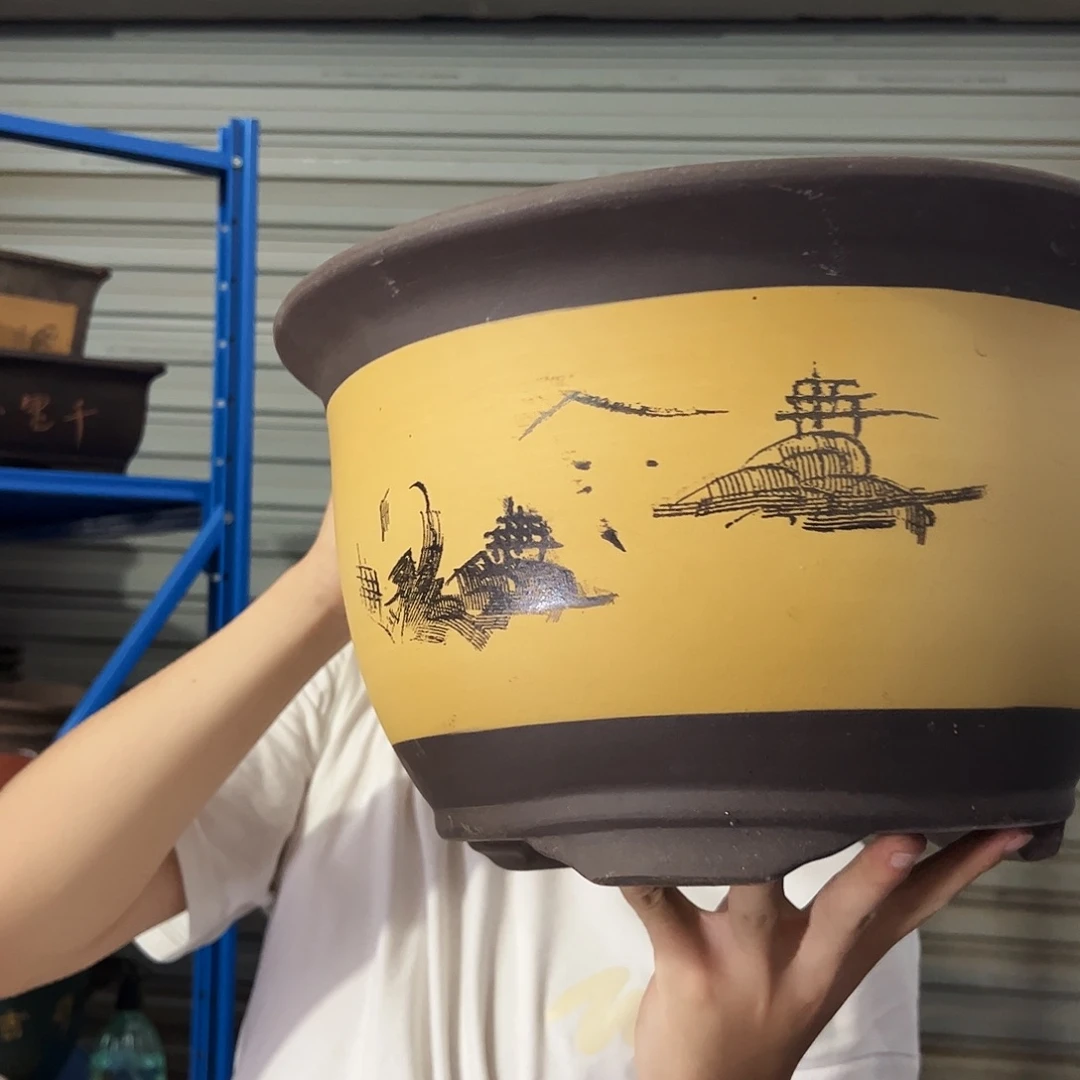 宜兴紫砂花盆花盆003