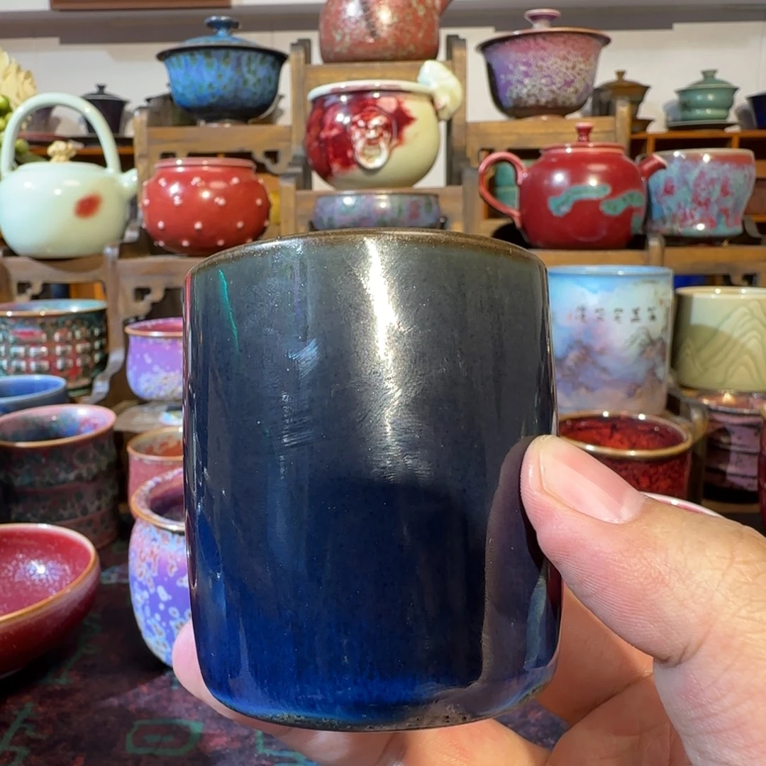 纯碳小窑钧瓷手作