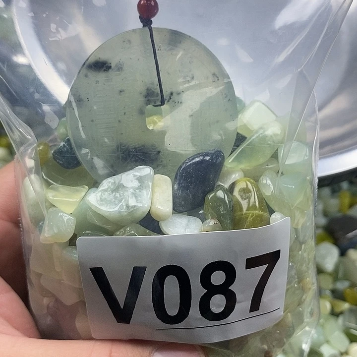 未镶嵌蛇纹石玉鱼缸石