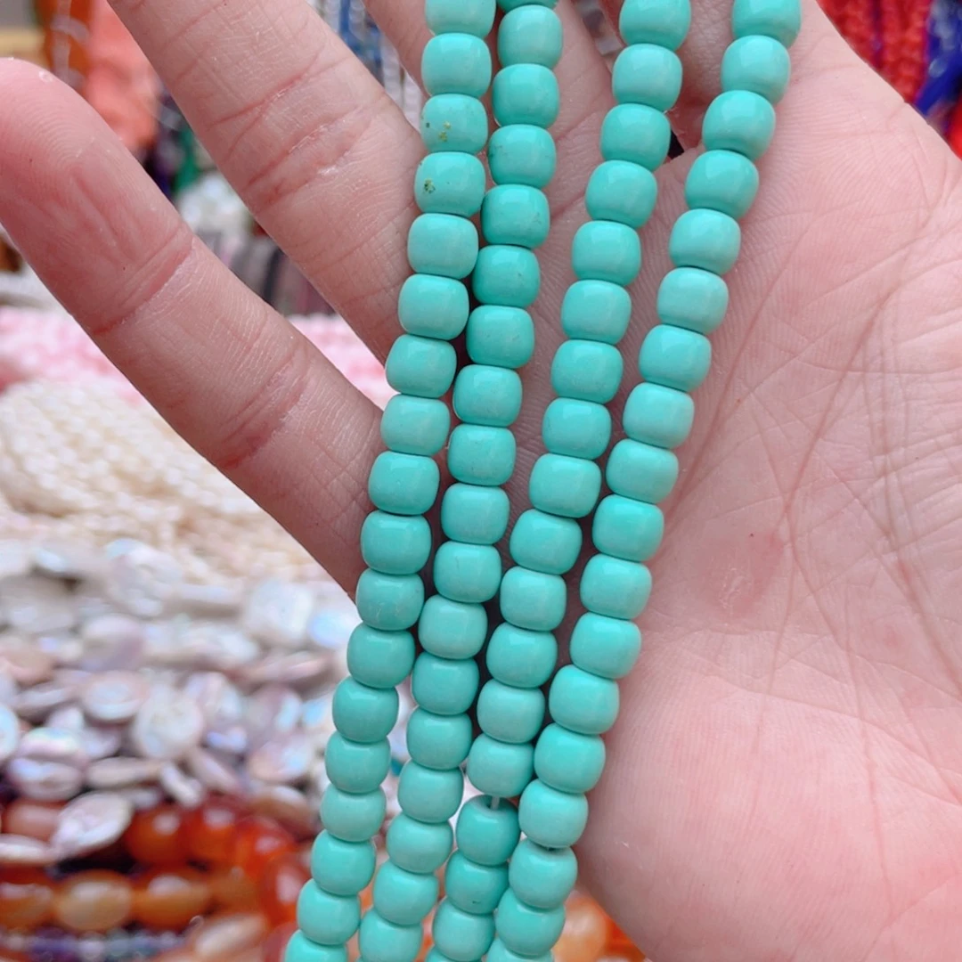 玛瑙/玉髓未镶嵌珠宝半成品松石1条卡7