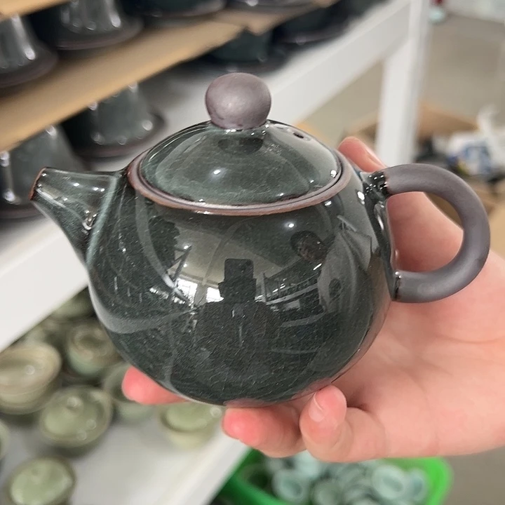 龙泉云间青瓷小米茶器