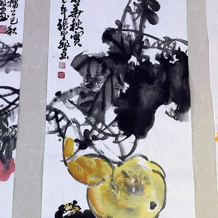 国画张圣敏先生纯手绘作品