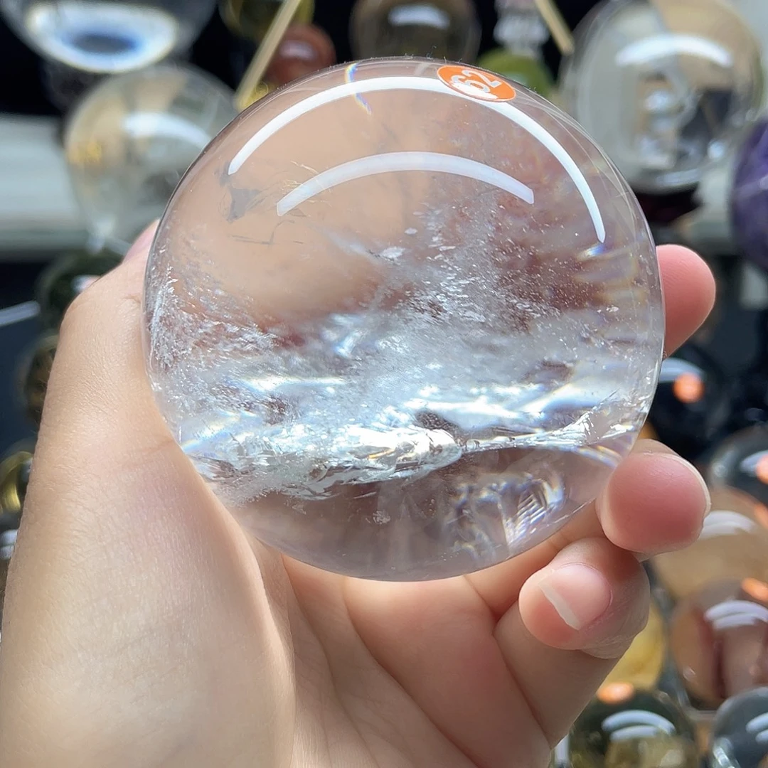 未镶嵌水晶珠宝半成品白水晶72A62