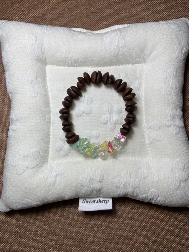 非金属木质手链 星夜醒环咖啡手链