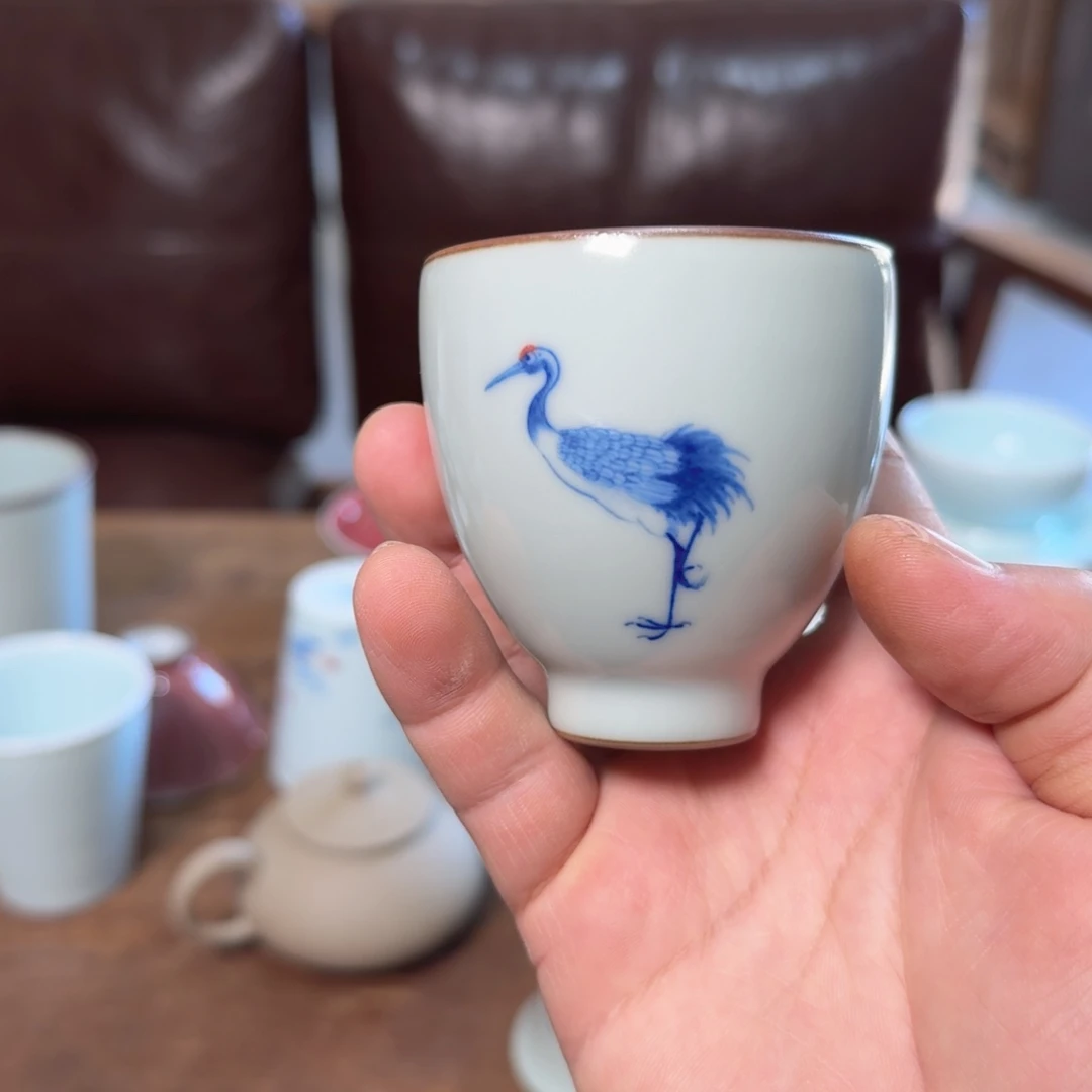 汝窑春归不开片微瑕的